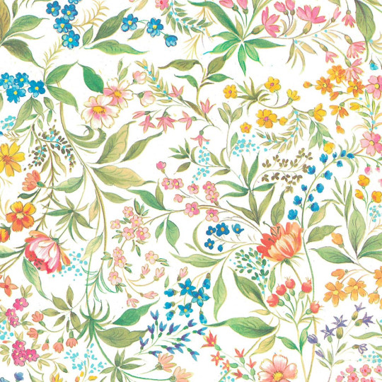 Springtime Flowers Floral Italian Print Paper ~ Carta Fiorentina Italy